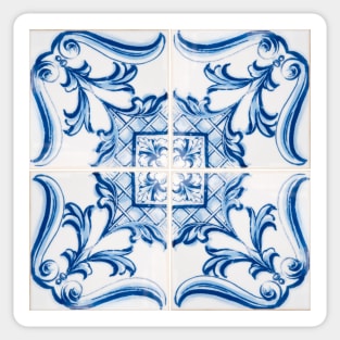 Traditional Portuguese glazed tiles Sticker